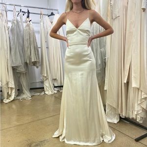 Danielle Frankel Wool Silk Dress Custom made in NYC.